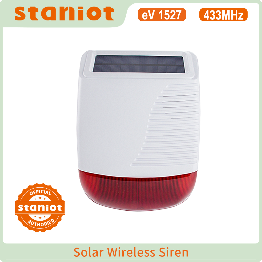 Staniot 무선 야외 태양 스트로브 사이렌 433M - Outdoor Lighting Wireless 리뷰 및 가격