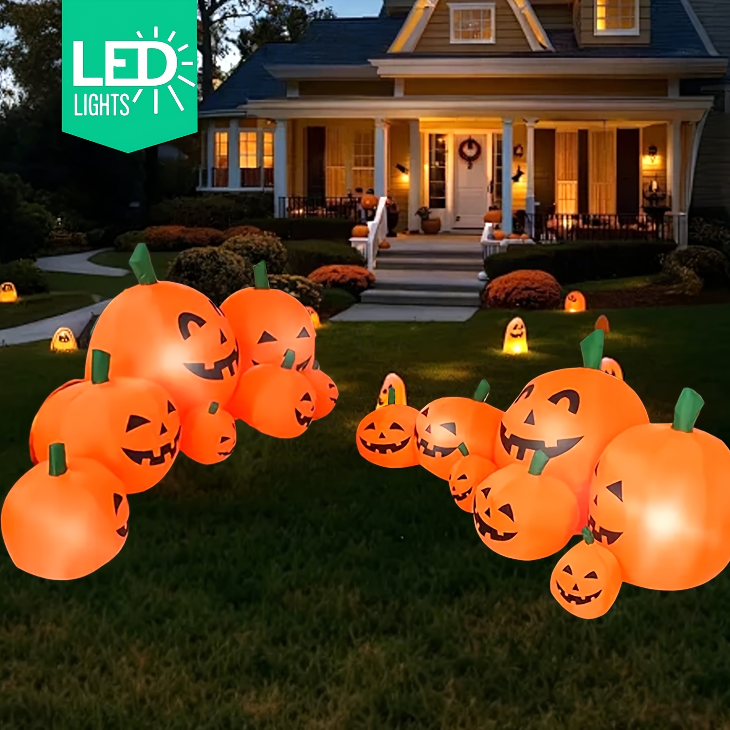 새로운 상품: 7.5피트 크기의 할로윈용 LED 조명  - Outdoor Lighting Effects 리뷰 및 가격